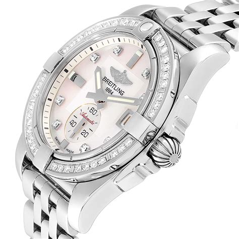 diamond breitling ladies watches|diamond breitling watches for cheap.